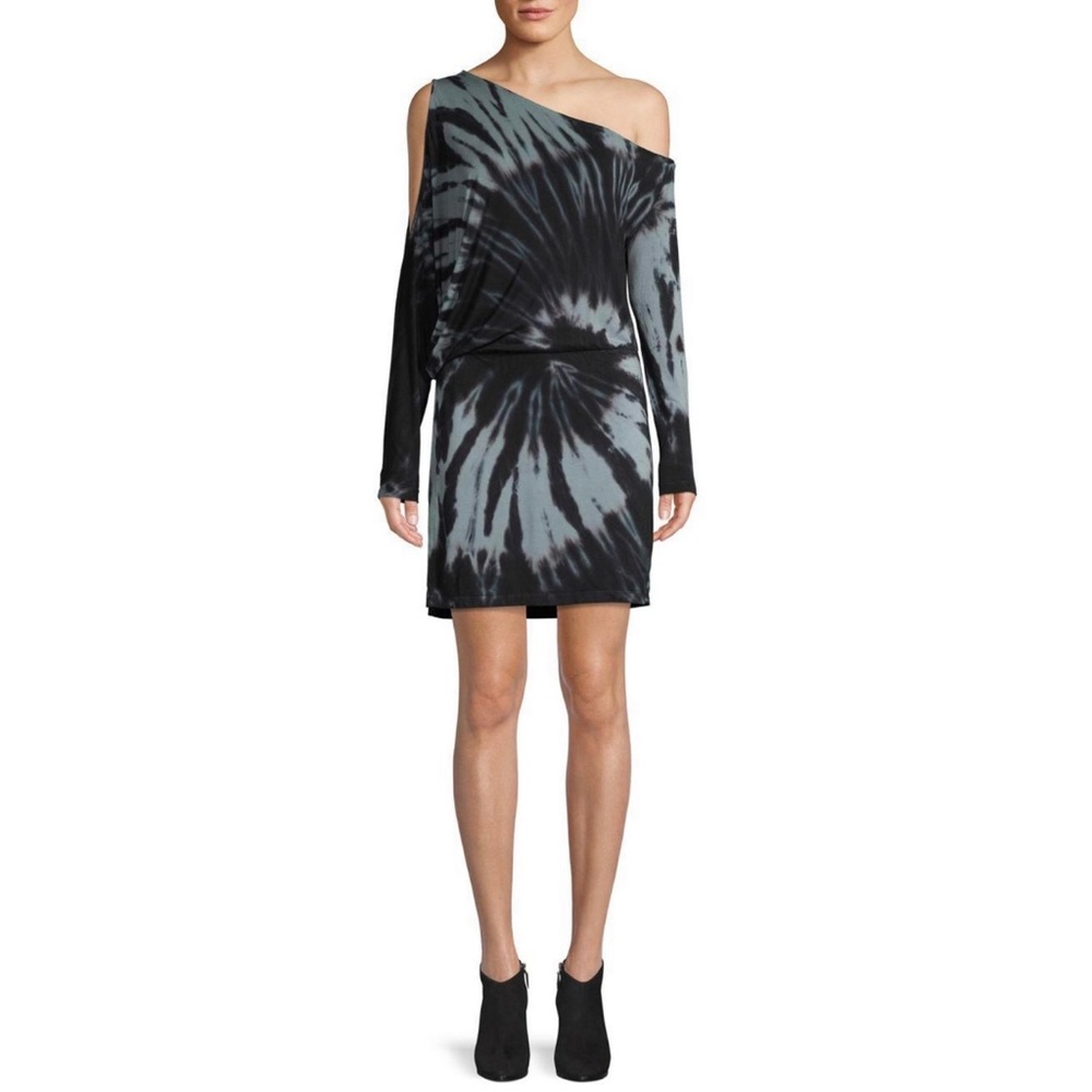 Young Fabulous & Broke Tie Dye Dress w/ Open Shoulder NWT